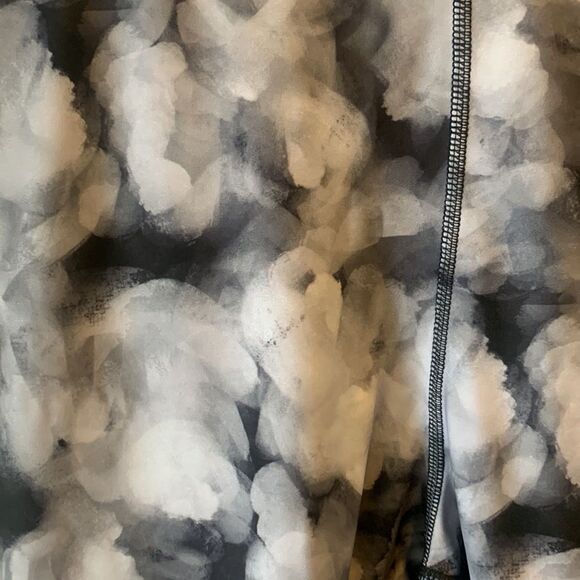 Joe Fresh Black and White Cloud Print Leggings - Picture 2 of 5